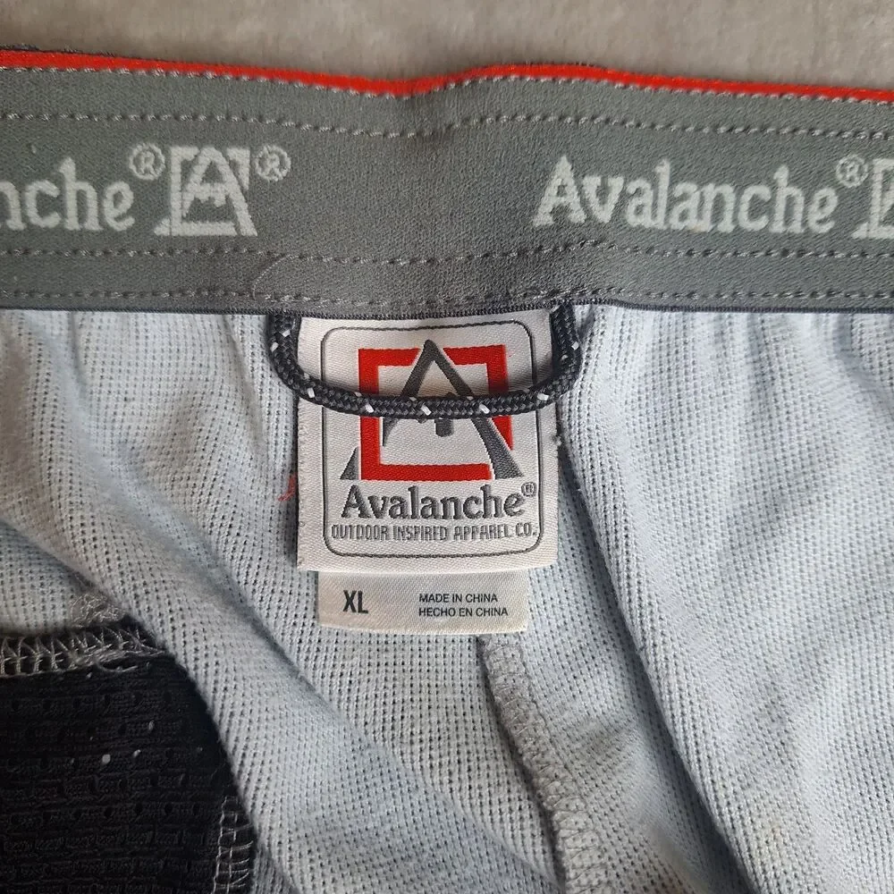 Avalanche Men's Heather Gray Drawstring Jogging Pants Sz XL